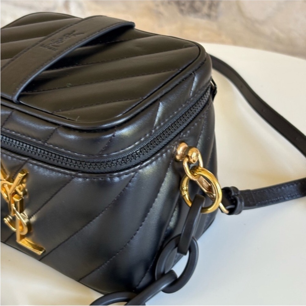 Yves Saint Laurent Beauty VIP Gift Bag Crossbody bag handbag Black New In Box - Picture 5 of 12